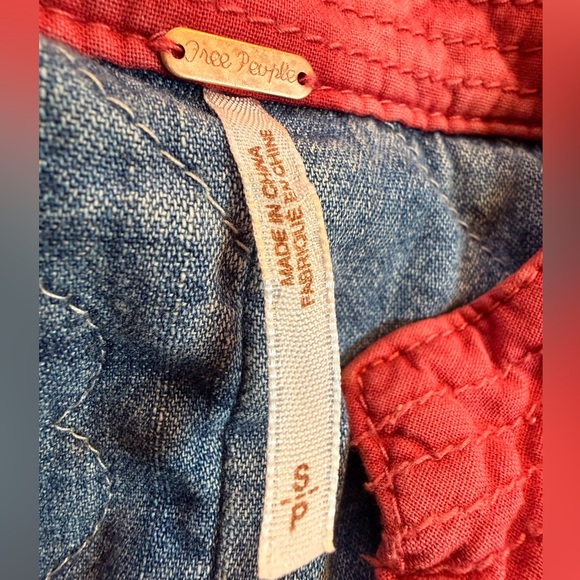 Free People Reversible Quilted Jacket – Boho Floral Print Zip Front - Size S - Picture 8 of 11